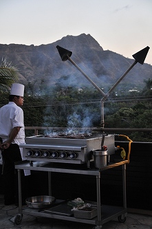 Peacock Lanai でバーベキュー