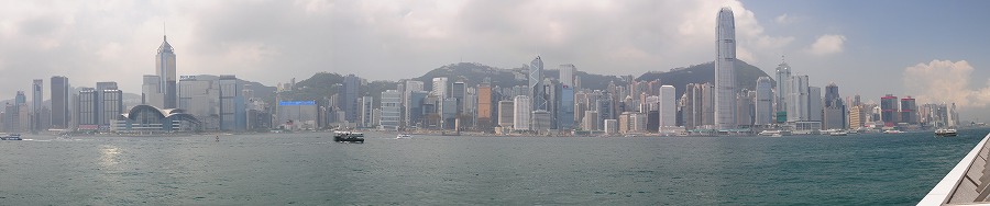 香港島のパノラマ