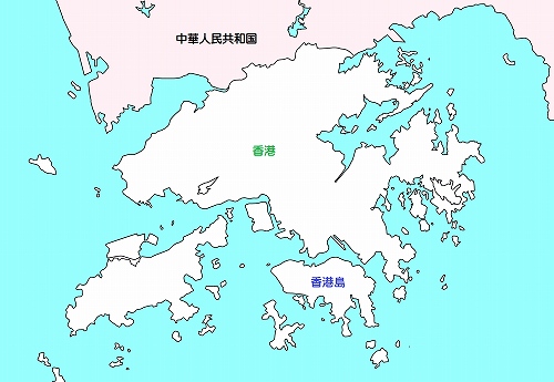香港地図