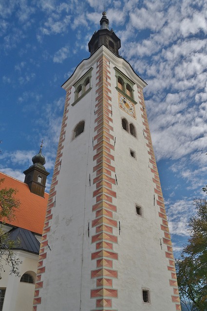 ブレッド島の時計塔