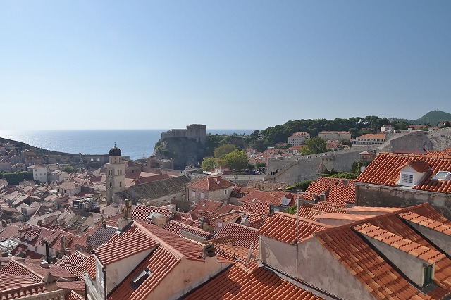 城壁からのピレ門あたり