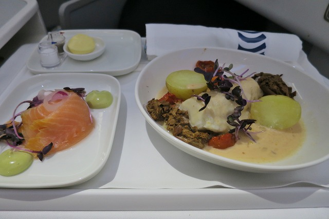 フィンエアーの夕食2
