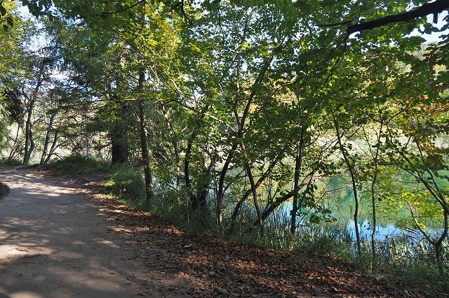 グラディンスコ湖　遊歩道