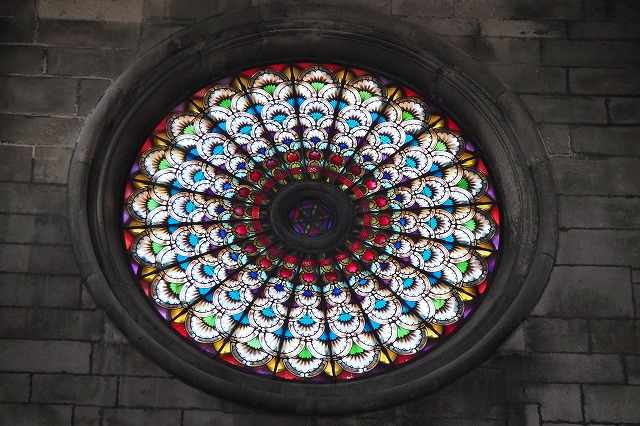 聖ヤコブ大聖堂　バラ窓