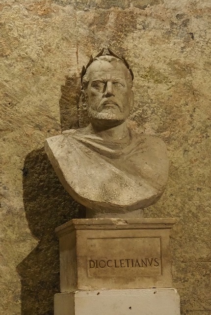ディオクレティアヌス帝の胸像