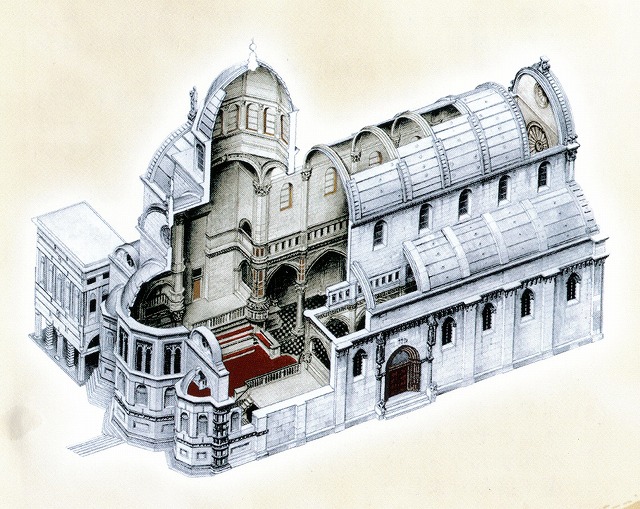 聖ヤコブ大聖堂の案内図